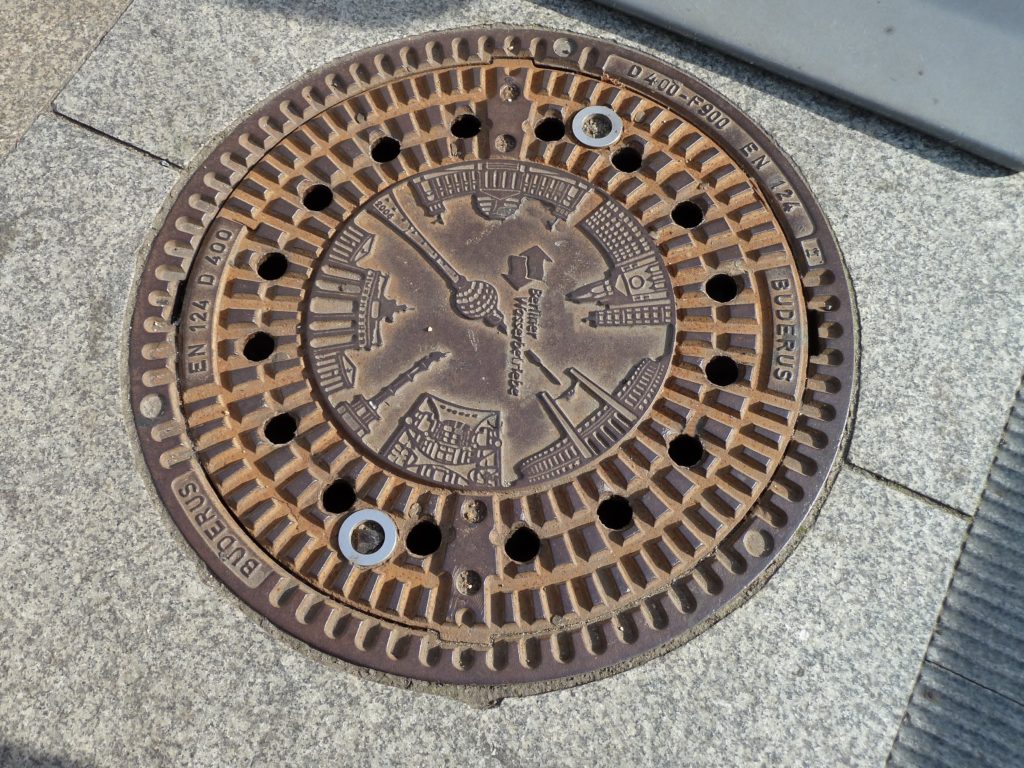 Berlin manhole cover