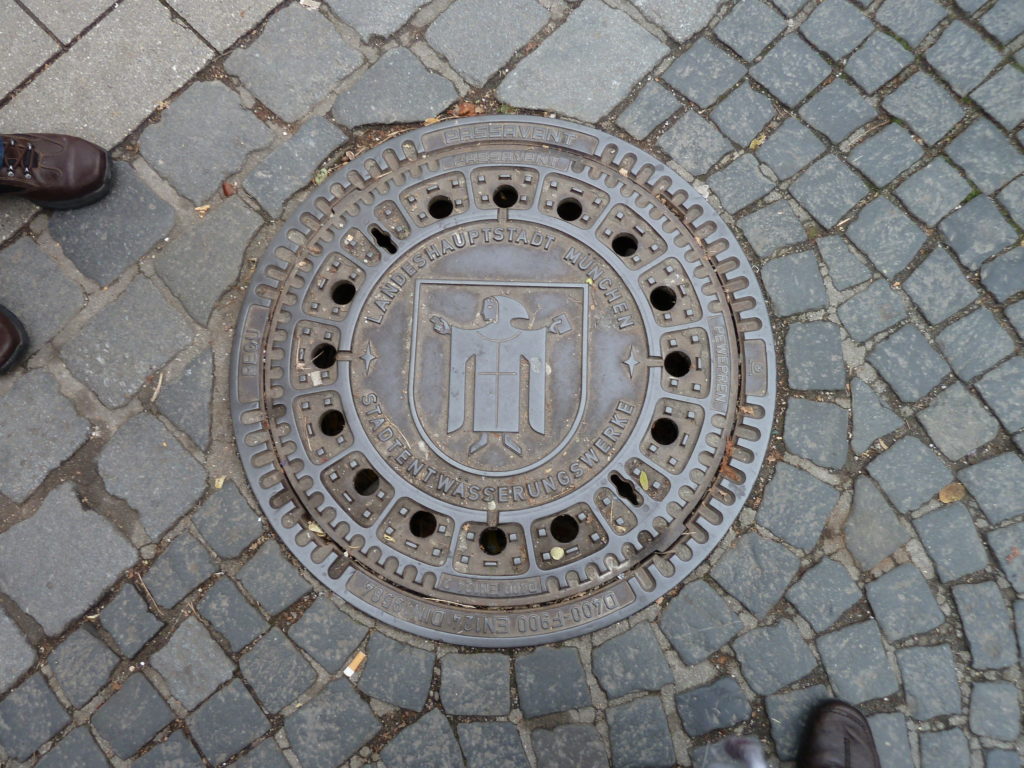 Munich manhole cover