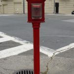 Street corner fire alarm