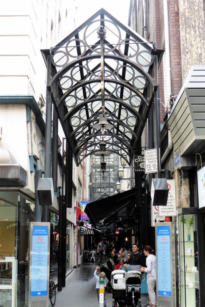 Block Place Melbourne laneways & covered arcades