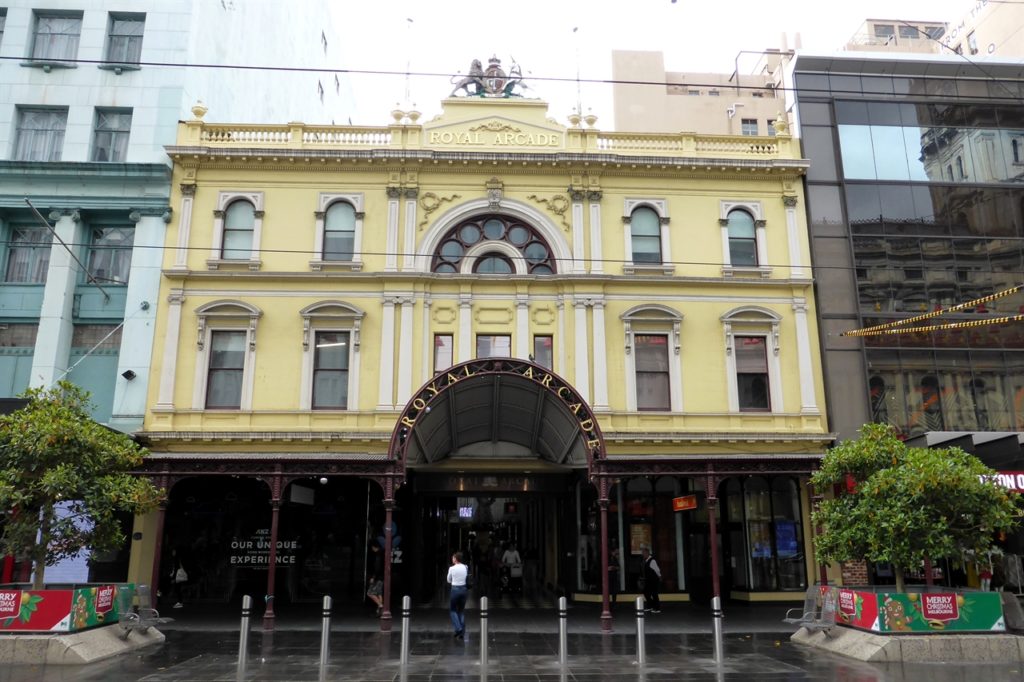 Royal Arcade Entry - visit when you have 48 hours in Melbourne