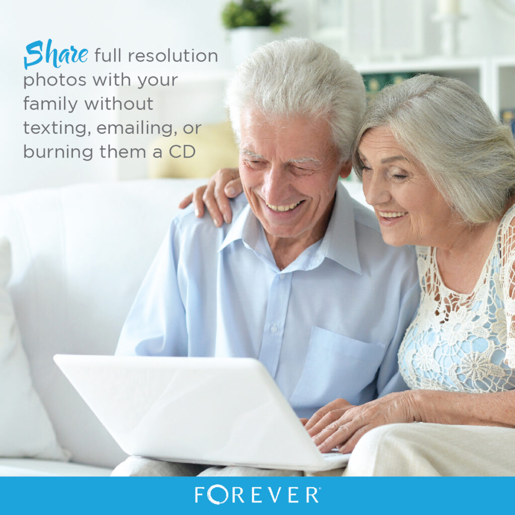 Share Forever albums easily with Family and Friends