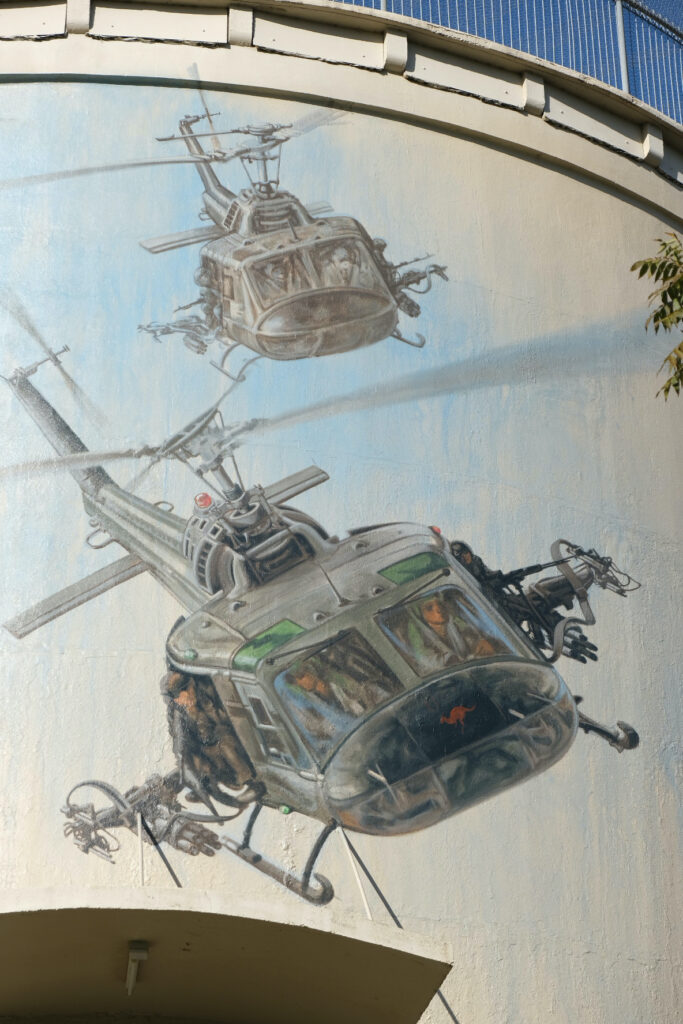 Helicopters mural