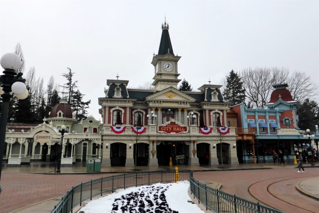 Snow in Disneyland