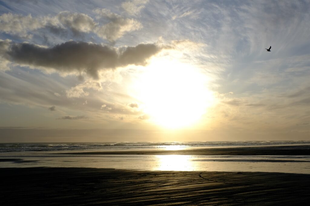 Karioitahi Beach sunset
